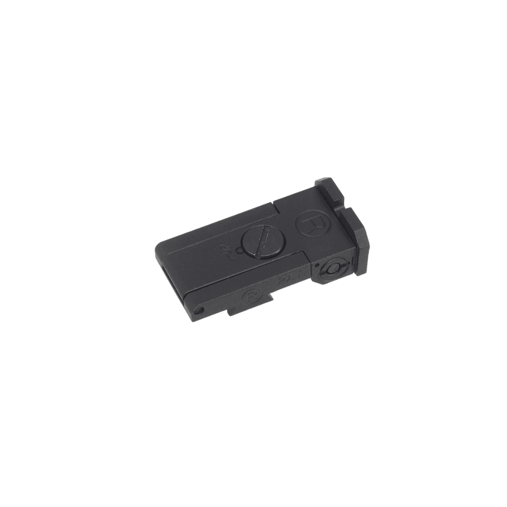 5KU Aluminium BO - MAR Style Rear Sight for Marui Hi - Capa - Black airsoft Slides UK