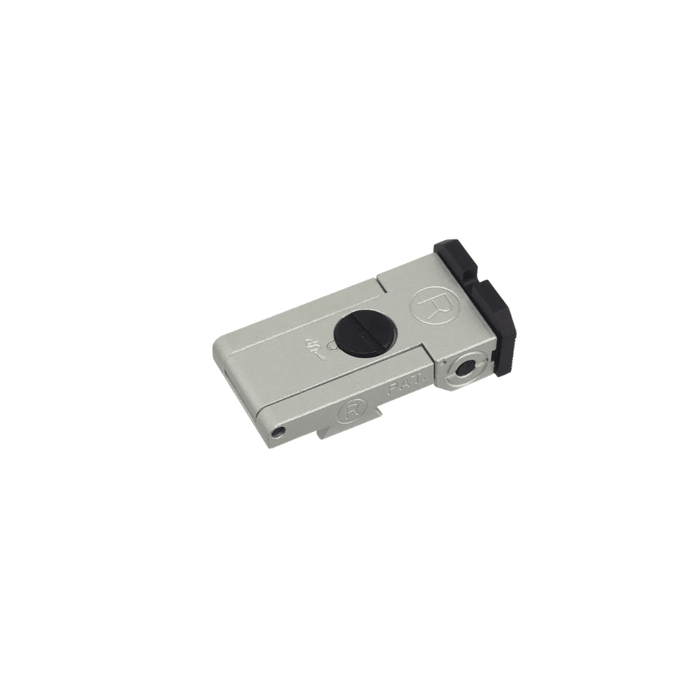 5KU Aluminium BO - MAR Style Rear Sight for Marui Hi - Capa - Silver airsoft Slides UK