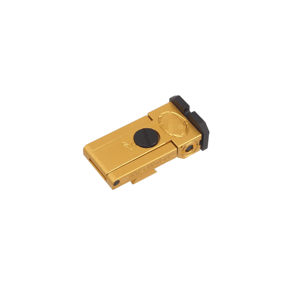 5KU Aluminium STI Style Rear Sight for Marui Hi - Capa - Gold airsoft Slides UK