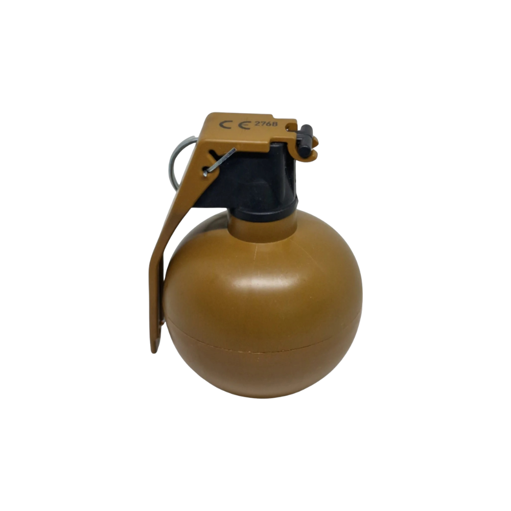 P-67-G NATO airsoft pyrotechnic grenade side profile view