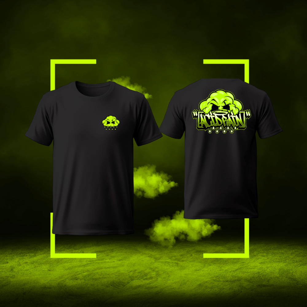 Acid Rain 'Angry Cloud' T-Shirt - Hi - Capa Hub Ltd