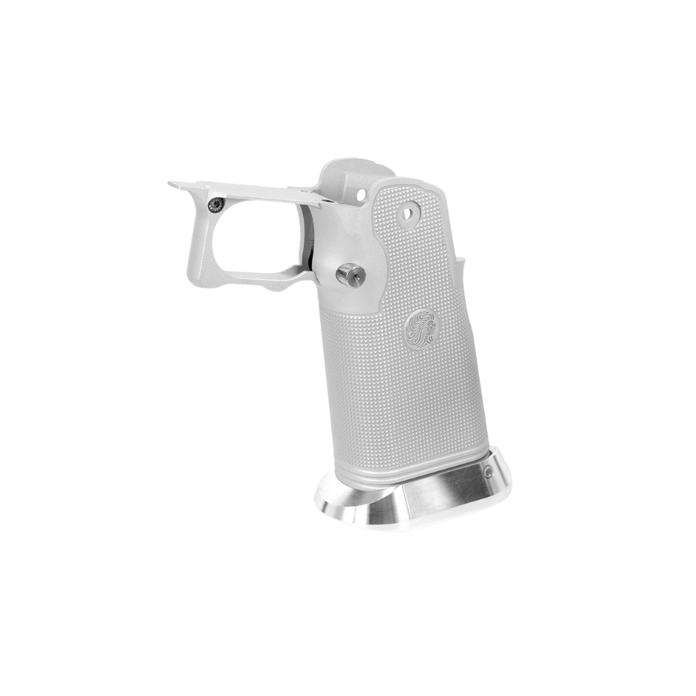 Airsoft Masterpiece Aluminum Grip for Hi - CAPA - LIMCAT Type 4 - Silver - Hi - Capa Hub Ltd