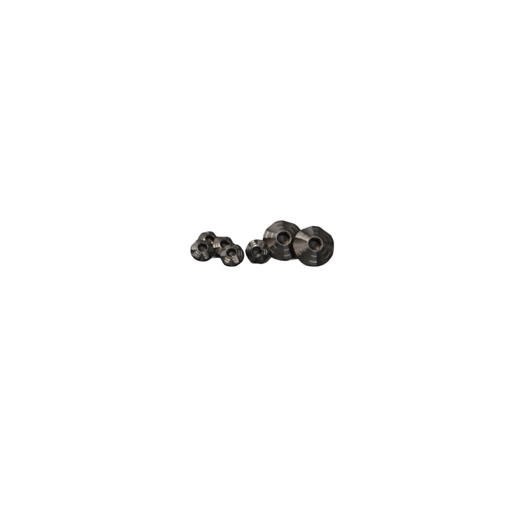 Dr.Black Steel Custom Grip Screw Set - Black - Hi - Capa Hub Ltd