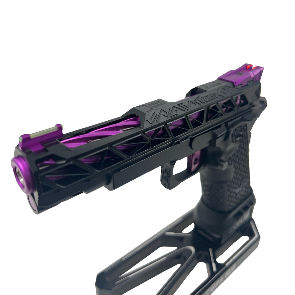 Dr.Black 'TYPE 800' Black & Purple Pre-Build from Tokyo Marui - Shop now at Hi-Capa Hub Ltd