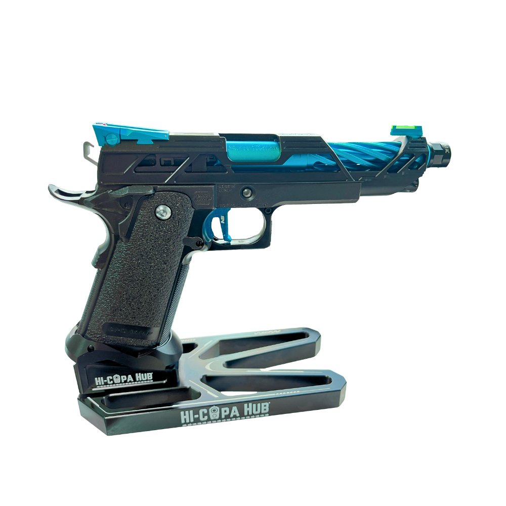 Dr.Black 'TYPE 901' Black & Aqua with MONK Adapter from Tokyo Marui - Shop now at Hi-Capa Hub Ltd