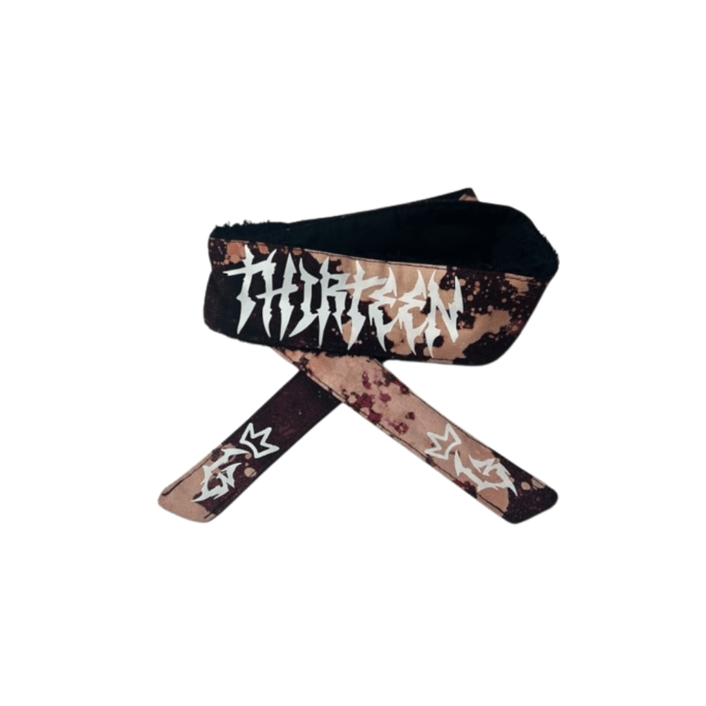 Thirteen Customs Head Band - Black/Salmon Pink/ White Tie Dye - Hi - Capa Hub Ltd