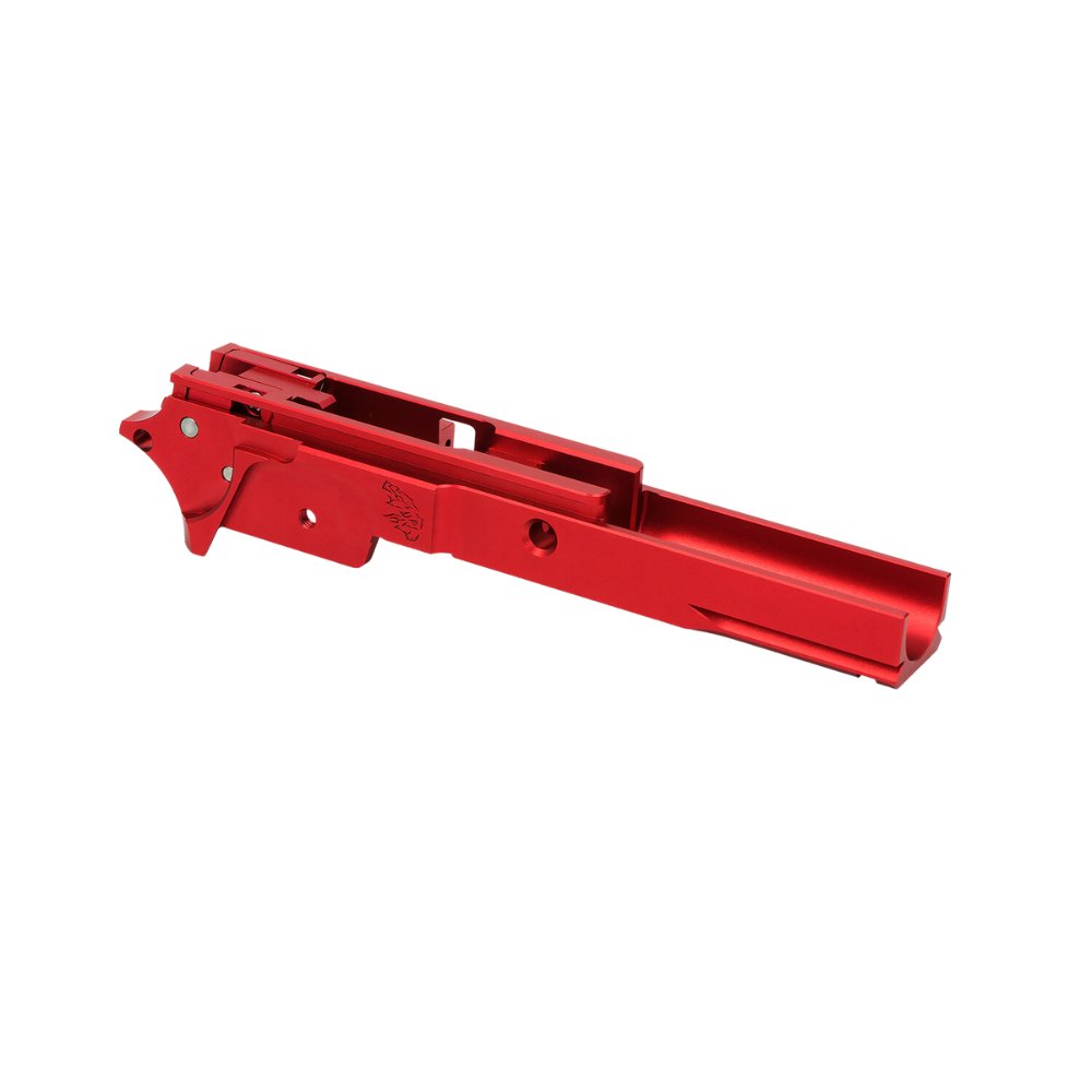 EDGE Custom “LIMCAT” Aluminium Frame for Hi-CAPA - Red Advanced Frames from EDGE - Shop now at Hi-Capa Hub Ltd