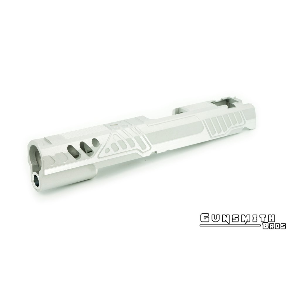 Gunsmith Bros Type '192' Slide - 5.1 - Silver Slides from GunSmith Bros - Shop now at Hi-Capa Hub Ltd