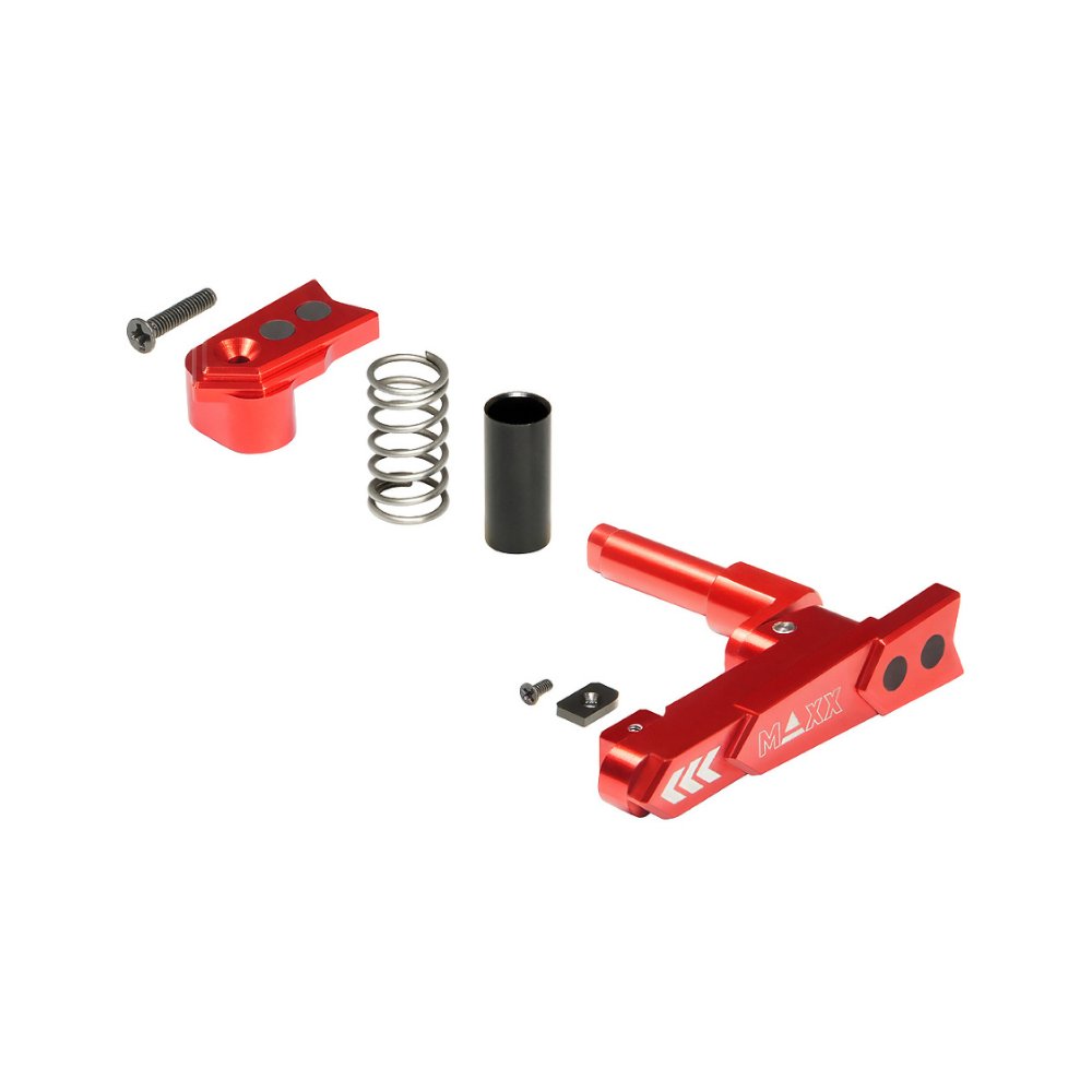 Maxx CNC Advanced Mag Release - Red (Style A) from Maxx - Shop now at Hi-Capa Hub Ltd