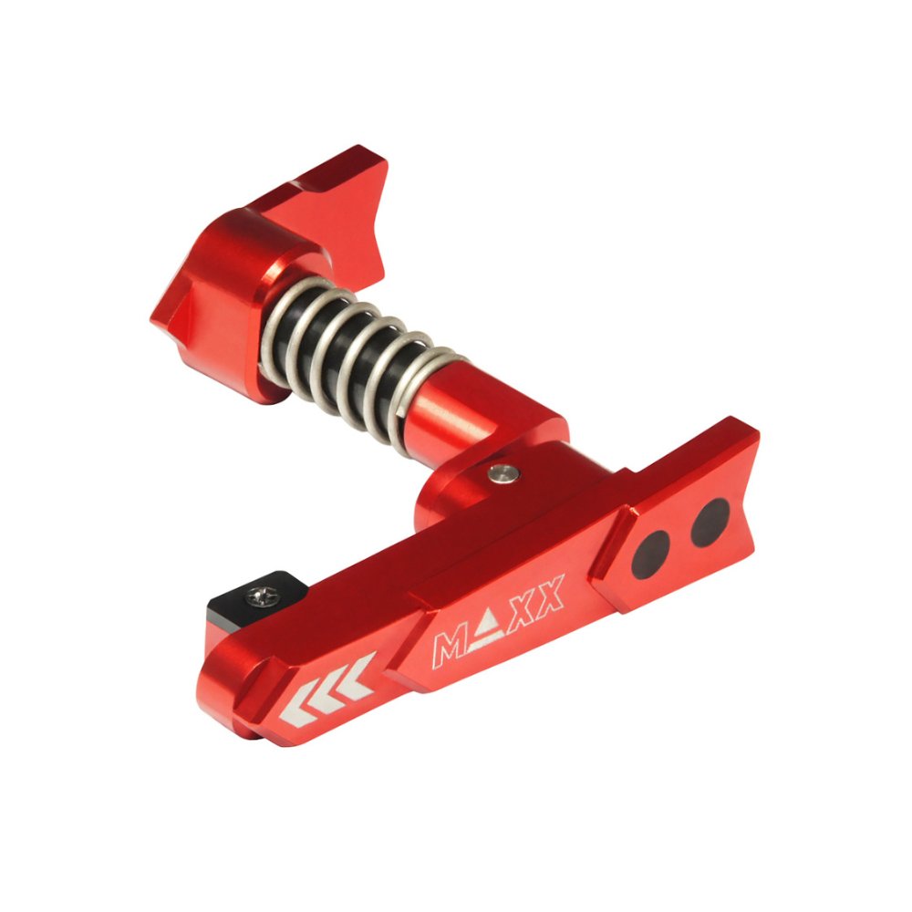 Maxx CNC Advanced Mag Release - Red (Style A) from Maxx - Shop now at Hi-Capa Hub Ltd