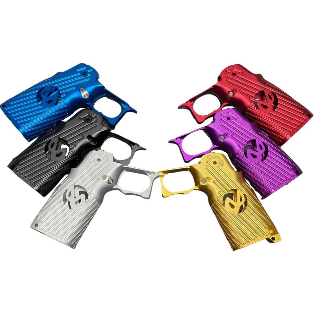 NOVA/Bomber CNC Aluminium INFINITY 'Type C' Grips Grips & Grip Accessories from Nova - Shop now at Hi-Capa Hub Ltd