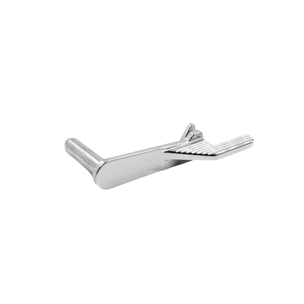 5KU Stainless Steel Extended Slide Stop Type.2 for Hi-Capa - Silver airsoft Slide Catches UK