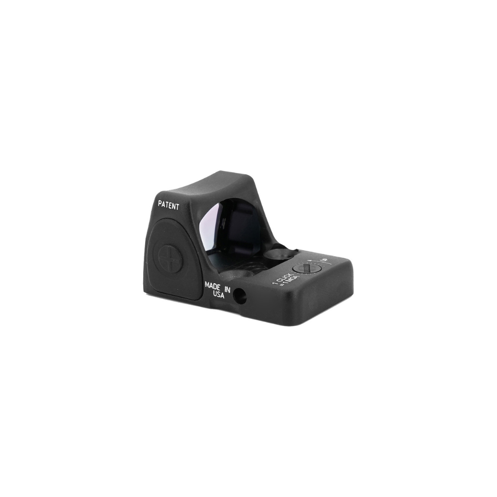 Holy Warrior black aluminium red dot sight close-up