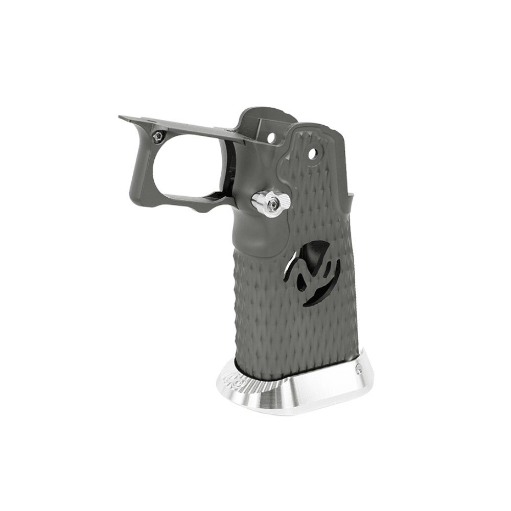 Airsoft Masterpiece Aluminium Grip for Hi - CAPA Type 8 - Grey airsoft Grips & Grip Accessories UK