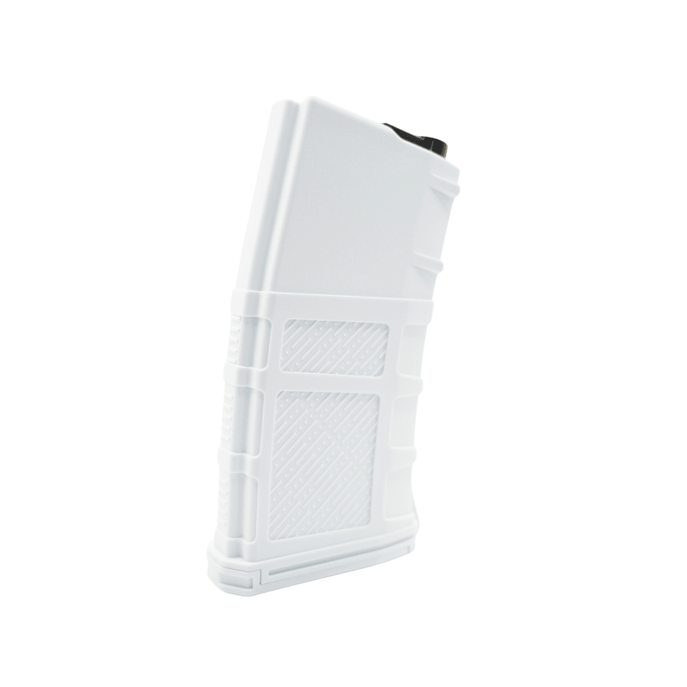Amarok AM190 Fast Feed Mid Cap Short M4 Magazine - Arctic White airsoft UK