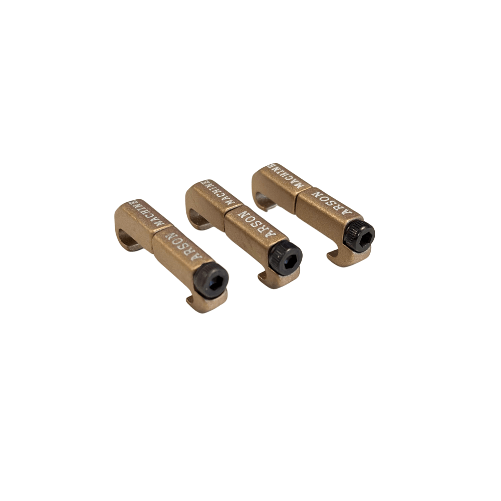 Arson Machine style Picatinny wire guide - 3 Pack airsoft UK