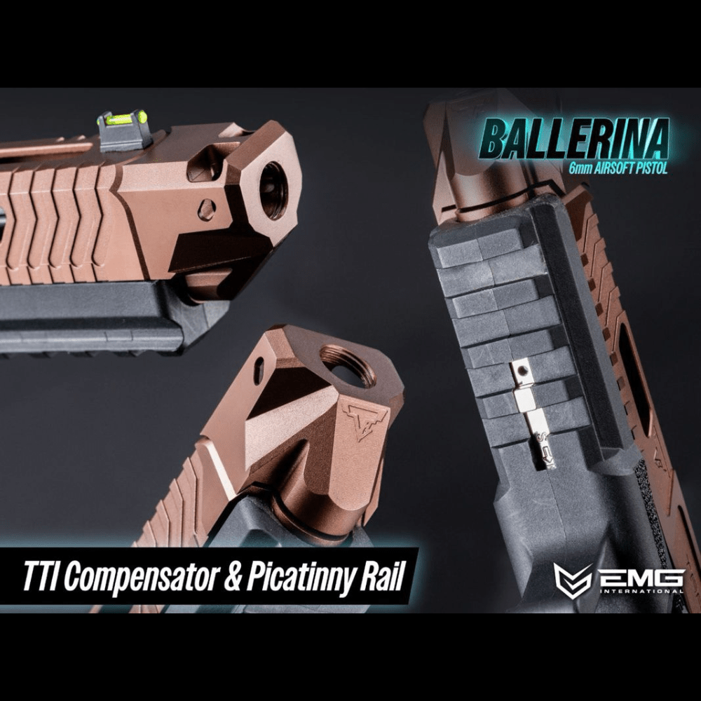 EMG (AA) TTI Ballerina G34 GBB Pistol airsoft UK