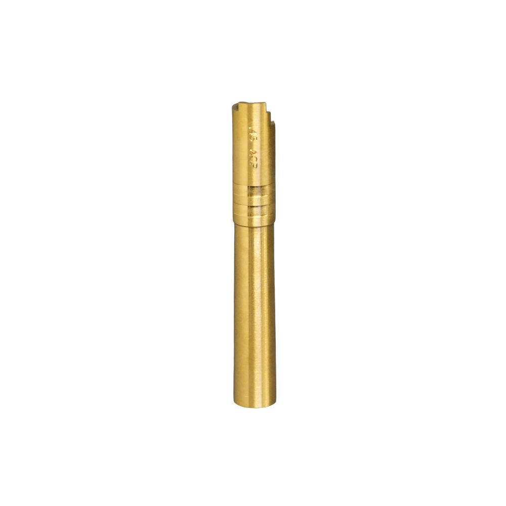 GK Tactical Hi-Capa 5.1 steel threaded outer barrel - Gold airsoft Outer Barrels UK