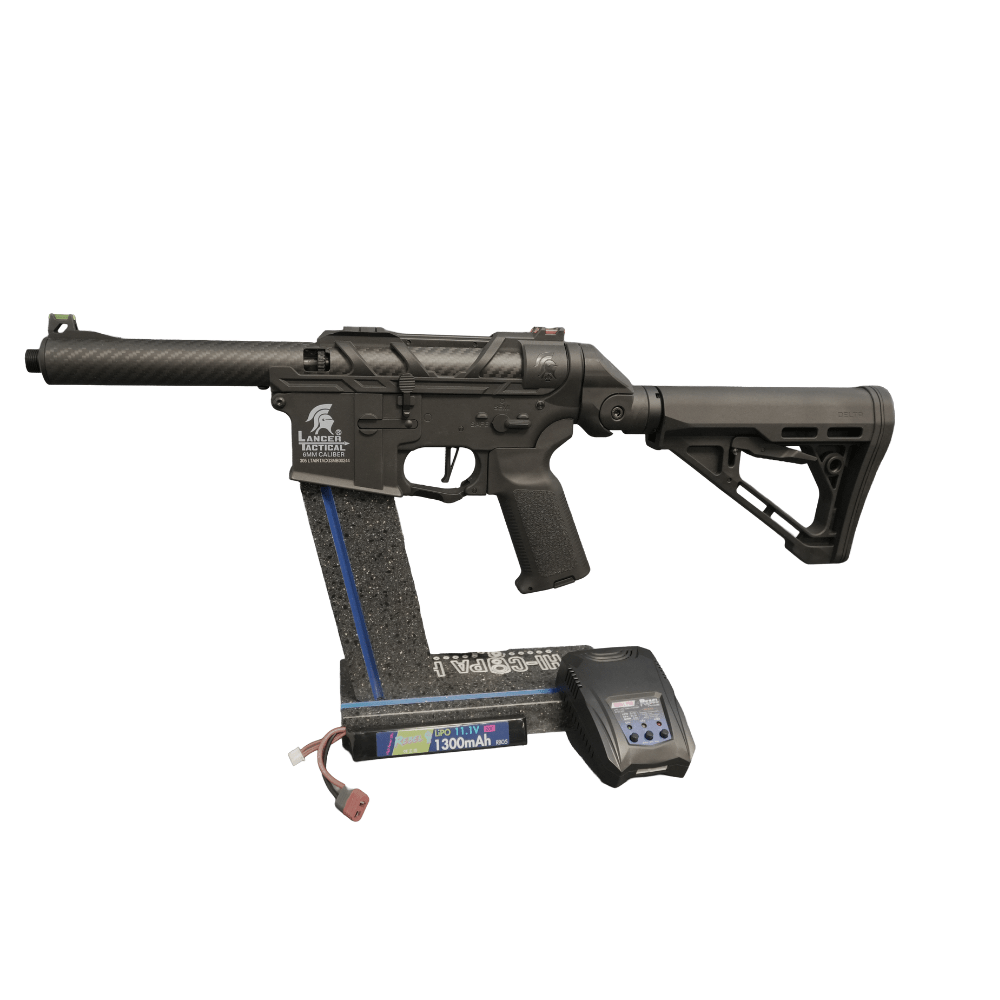 Lancer Tactical X Airtac Gen 3 - Matte Black AEG Bundle - Hi - Capa Hub Ltd