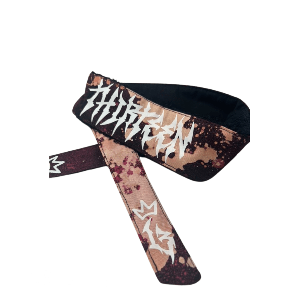 Thirteen Customs Head Band - Black/Salmon Pink/ White Tie Dye - Hi - Capa Hub Ltd