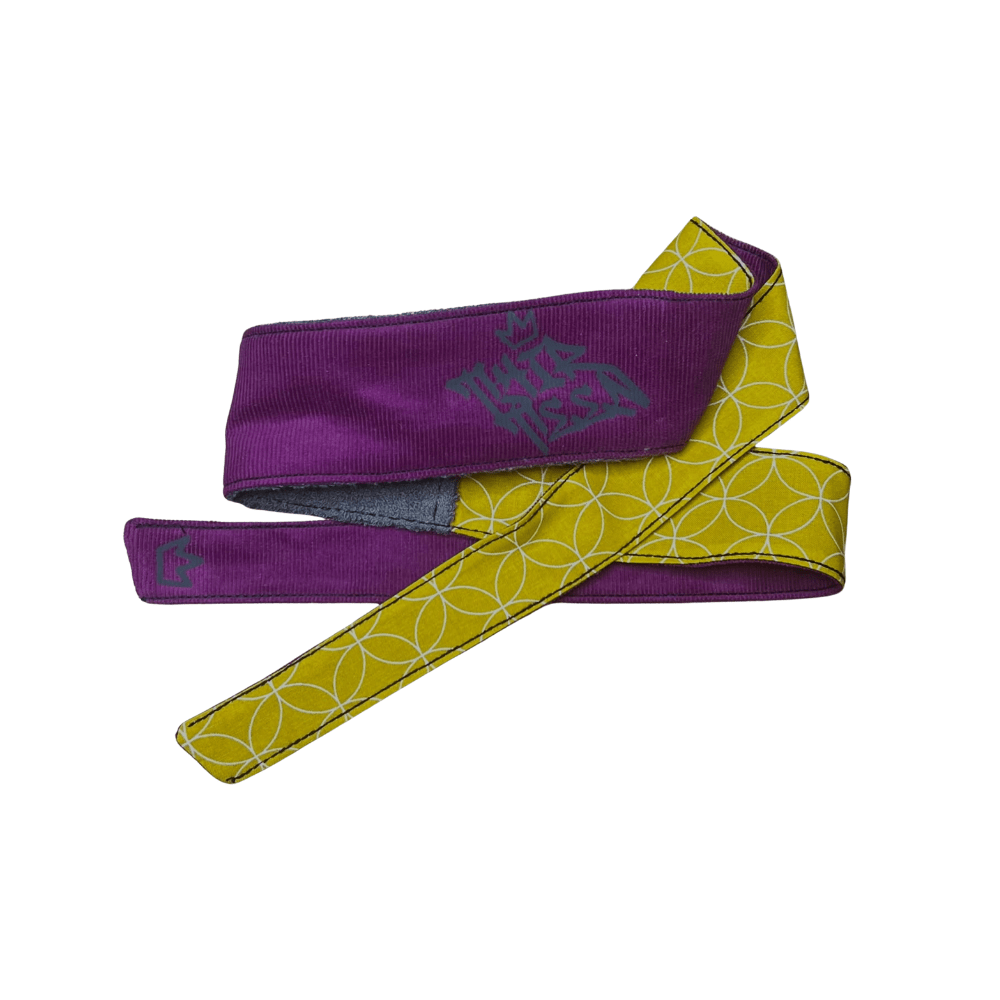 Thirteen Customs Head Band - Quilted Purple/Gold/Grey - Hi - Capa Hub Ltd